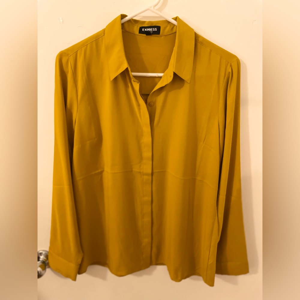 Mustard colored Blouse! **Worn 1x**